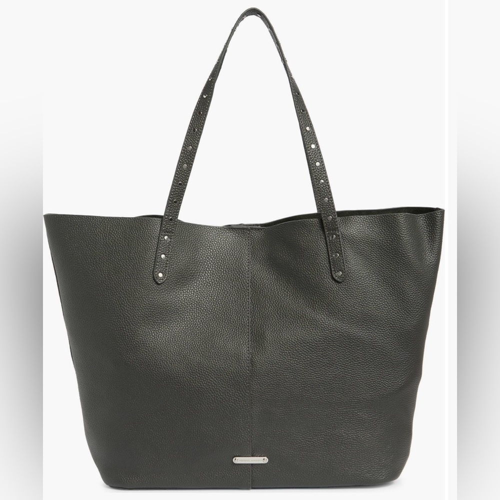 🌺Rebecca Minkoff Gray Studded Leather Tote🌸